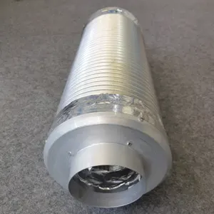 מעולה באיכות חצי נוקשה אלומיניום גמיש צינור משתיק כדי להפחית רעש לאוורור - Product Image 5