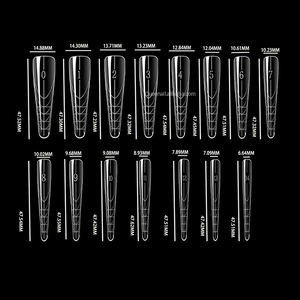 Rose clair 150 pièces boîte professionnel <span class=keywords><strong>ongles</strong></span> moule Extension constructeur <span class=keywords><strong>ongles</strong></span> conseils manucure plastique double forme <span class=keywords><strong>ongles</strong></span> conseils - Product Image 4