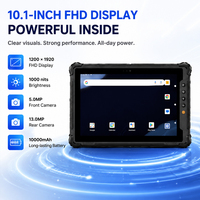 Tableta Android Resistente de 10000 mAh y 10 Pulgadas, IP65 Resistente al Agua, Android 14 Industrial, 8 GB 128 GB, 5G WiFi NFC, Código de Barras, OEM Personalizado