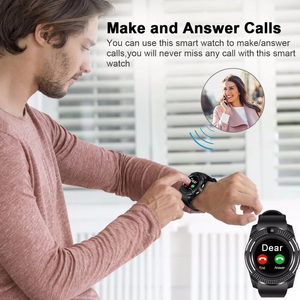 V8 thể thao chống mất Smartwatch IPS thiết kế hiển thị Sim thẻ SD hỗ trợ trả lời cuộc gọi IP67 không thấm nước <span class=keywords><strong>4</strong></span> ngày tuổi thọ pin hệ điều hành kép - Product Image 6