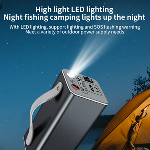 สถานีไฟฟ้าพกพาขนาดใหญ่ 180W กำลังขายดี พร้อมแบตเตอรี่ลิเธียม 48000MAH110V/220V เหมาะสำหรับการใช้งานกลางแจ้ง - Product Image 1