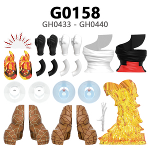 G0158 Super Heroes <strong>Mister</strong> Fantastic Invisible Woman Thing Human Spider Movie Mini Education Building Blocks for Kids Gift <strong>Toys</strong> - Product Image 2