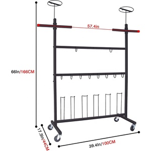 Soporte Metálico Resistente para Secar Palos <span class=keywords><strong>de</strong></span> Hockey, Equipo Deportivo, para Hockey sobre Hielo, <span class=keywords><strong>Boxeo</strong></span>, Lacrosse - Product Image 2