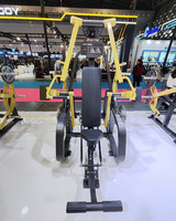 Machine de musculation à charge libre pour la musculation en salle de sport, presse pectorale inclinée assise