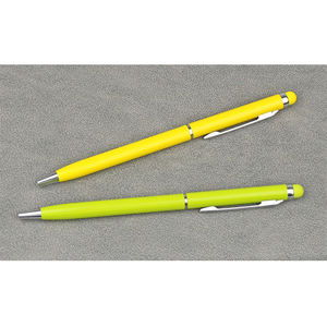 Stylo à bille à piston noir écologique en métal de 1,0 mm de largeur d'écriture, logo personnalisé, promotionnel, OEM, fabriqué en <span class=keywords><strong>Chine</strong></span> - Product Image 4