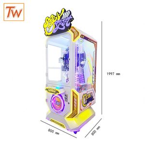 Machine d'arcade personnalisée en métal, machine à jeux en anglais, machine de fête à monnayeur, 110/220V, garantie 1 an - Product Image 1