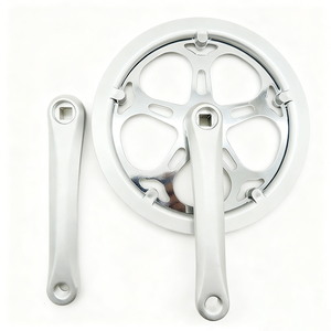 Pédalier de vélo électrique universel à vitesse unique en alliage d'aluminium 52T, <span class=keywords><strong>carré</strong></span> conique, 170 mm, double protection - Product Image 6