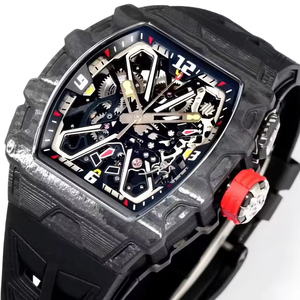 Tonneau Watch 35-03 Automatic Movement Carbon Fiber Mechanical High Quality Luxury Unisex Watch Water Resistant 3BAR - Product Image 4
