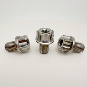 Bán buôn xe máy gương lỗ cắm bên phải tay trái vít m10x10mm Titan mặt bích bu lông gương chiếu hậu bên Adapter - Product Image 5