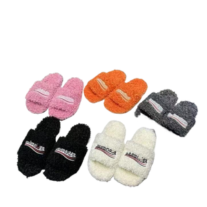 BLCAG Ciabatte <span class=keywords><strong>da</strong></span> Donna con Plateau, Punta Aperta, in Peluche Grande e Soffice, Traspiranti, Antiscivolo, Ammortizzanti, di Tendenza, in Mesh, per Esterni - Product Image 1