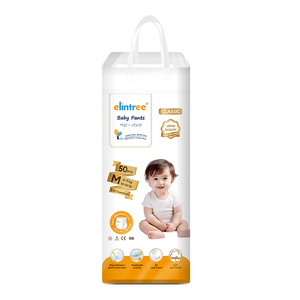 กางเกงผ้าอ้อมเด็ก Elintree OEM/ODM แบบสวม ซุปเปอร์ซอฟท์ ระบายอากาศได้ดี พร้อมระบบ Total Fit สำหรับเด็กชายและเด็กหญิง - Product Image 1