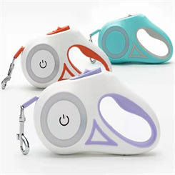 Fashion <span class=keywords><strong>Quality</strong></span> <span class=keywords><strong>Pet</strong></span> Long Walking LED Hunde leine für kleine mittelgroße Hunde Einziehbare Hunde leine mit LED-Licht - Product Image 4