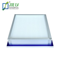 Filtro HEPA y ULPA de pliegues mini con sellado de gel superior para tanques de líquidos HVAC H13 H14 U15, directo de fábrica