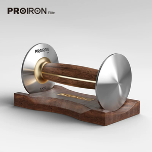<span class=keywords><strong>PROIRON</strong></span> Regalos de Navidad Más Vendidos para Padre, Juego de <span class=keywords><strong>Mancuernas</strong></span> de Madera de Nogal de Lujo con Soporte Resistente, Decoración para el Hogar - Product Image 2