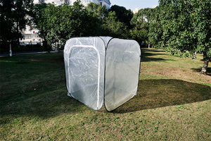 Pop Up – serre/maison de <span class=keywords><strong>jardin</strong></span>/cloche en poly avec couverture d'écran en PVC transparent pour fruits et légumes - Product Image 5