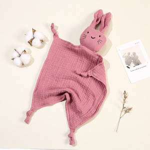 Manta de Gasa de Algodón Puro de Doble Capa para Niños, Toalla de Saliva para Bebés <span class=keywords><strong>Recién</strong></span> Nacidos, Linda Toalla de Saliva, Toalla para Dormir Cómodamente - Product Image 6