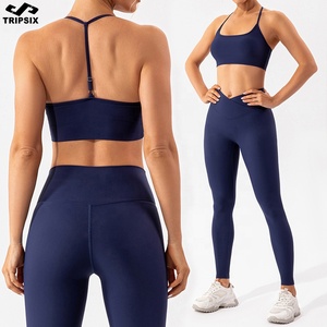 Phụ Nữ Phòng Tập Thể Dục Mặc Dễ Thương Phù Hợp Phòng Tập Thể Dục Bộ Phụ Nữ Bán Buôn Yoga Bộ Thể Dục Phụ Nữ Quần Áo Thể Thao - Product Image 3