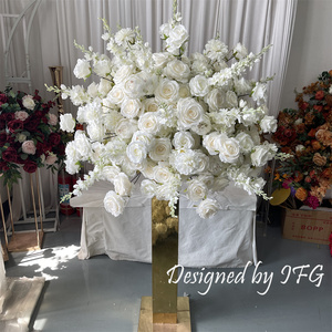 IFG - <span class=keywords><strong>Arreglos</strong></span> <span class=keywords><strong>de</strong></span> Bolas <span class=keywords><strong>de</strong></span> Flores Decorativas Grandes <span class=keywords><strong>de</strong></span> Color Marfil <span class=keywords><strong>de</strong></span> 90 cm <span class=keywords><strong>de</strong></span> Diámetro, Diseño Nuevo - Product Image 5