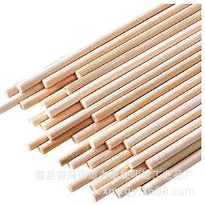 Palitos Redondos de Madera para Proyectos de Manualidades, Material de Madera de Pino, Color Natural, Suministro al por Mayor - Product Image 2