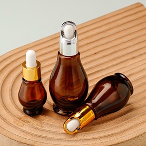 Factory Price Amber Glass Dropper <strong>Bottle</strong> Essential Oil Perfume <strong>Pipette</strong> <strong>Bottles</strong> Refillable Empty Container - Product Image 5