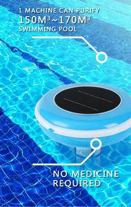 Ioniseur solaire pour piscine |   Ionisation cuivre-argent à haute efficacité |   Purificateur d'eau écologique sans chlore pour piscines - Product Image 2