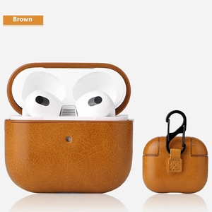 Funda protectora a <span class=keywords><strong>precio</strong></span> <span class=keywords><strong>de</strong></span> fábrica para <span class=keywords><strong>AirPods</strong></span> 3 y Pro 2, auriculares inalámbricos, pegatina anticaída <span class=keywords><strong>de</strong></span> cuero, accesorios para auriculares - Product Image 6