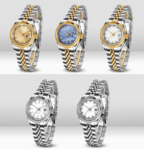 맞춤형 로고 여성용 31mm NH05 자동 무브먼트 기계식 스테인레스 스틸 야광 시계 - Product Image 3