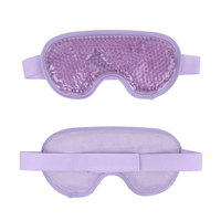 Masque oculaire personnalisé en gel doux avec perles de gel, réglable, pour thérapie chaude et froide, réutilisable, masque rafraîchissant en gel, compresse de glace