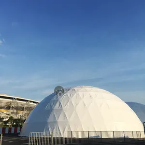 Impermeabile tutto chiaro copertura in PVC mezzo giro cupola spettacolo tenda per lo spettacolo