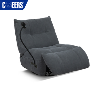 Fauteuil pivotant de salon en tissu MANWAH CHEERS pour hôtel, mobilier démontable, fauteuil inclinable rotatif une place, canapé - Product Image 3