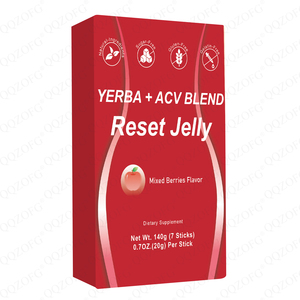 7 Sticks Yerba <span class=keywords><strong>Mate</strong></span> + ACV Reset Jelly Sabor a Bayas Mixtas - <span class=keywords><strong>Sin</strong></span> Azúcar, Suplemento Dietético para la Salud Digestiva y Metabólica - Product Image 1