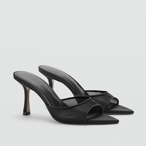 Nuove Scarpe Estive da <span class=keywords><strong>Donna</strong></span> 2025, Scarpe Muller alla Moda, <span class=keywords><strong>Sandali</strong></span> Sexy con Tacco Alto Sottile Marrone - Product Image 2