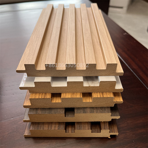 Tấm Treo Tường Bằng Gỗ <span class=keywords><strong>Mdf</strong></span> Hiện Đại Có Rãnh Wainscot Trang Trí Nhà 2021 Tấm Treo Tường Nướng Nội Thất Gia Đình Tấm Ốp Tường 3D - Product Image 3