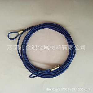 Stainless Steel Wire Rope Coated Colored Right Hand Twisted Double Strand 0.5-30mm Tensile 1920N Coupling Type OEM Customizable - Product Image 2