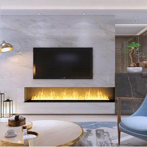 Chimenea Decorativa LED de Pared con Control Remoto, Ajustable y Personalizable, Modelo GL-1047, con Calefactor de Agua - Product Image 3