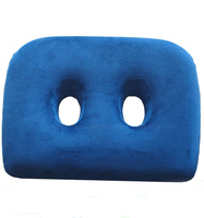 Coussin orthopédique en mousse à mémoire de forme pour le coccyx, coussin de soulagement de la pression en mousse à haute résilience pour camion, maison, bureau, voyage, emballage compressé