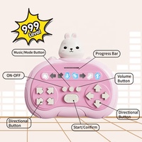 Samtoycn Quick Push Game Rhythm Master Console de Jeu Portable, Jouet de Danse Directionnelle pour l'Autisme, Jouets Pop It Fidget pour Enfants