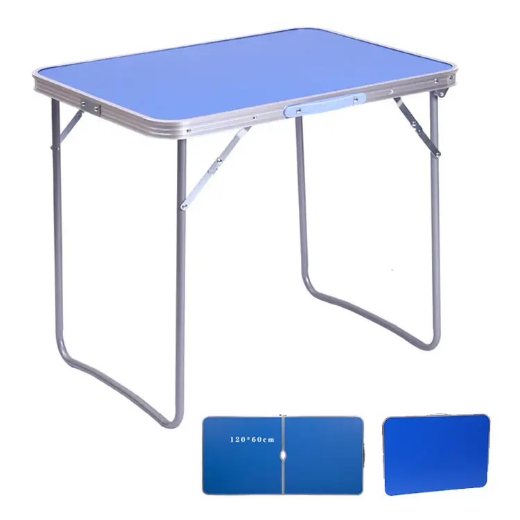 Mesa plegable para exteriores, ligera, de aluminio y MDF, portátil, mesa plegable para acampar, estilo japonés
