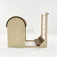 Baril d'escalier Pilates en bois durable, portable et écologique pour exercices et entraînements de yoga, direct usine