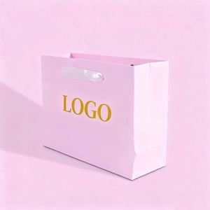 Factory Online Custom Eco-Friendly Classic Wedding Gift Coated Paper Shopping <b>Bag</b> with Laminated Logo Printed Die Cut Handles - Product Image 2