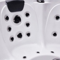 Whirlpool SPA Whirlpool Acryl Massage Badewanne Multifunktion ale Whirlpool Massage im Freien SPA Pool Runde Whirlpool