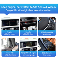 Radio Mobil Stereo Player 12,8 Inci Qualcomm 8 Core 2400*900 Carplay Android Auto Untuk BMW F10 F07 Layar Sentuh Navigasi
