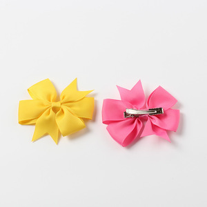 Pinces à cheveux en gros grain pour fille, ruban solide, épingles à cheveux Boutique, pince à cheveux, accessoires pour cheveux d'enfants - Product Image 4
