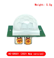 Module détecteur de mouvement infrarouge pyroélectrique IR HC-SR501 réglable pour kits Raspberry Pi + Boîtier