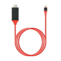 Câble usb 3.1 type c à hdmi, convertisseur de 2m, 4k, pour moniteur HDTV, téléphone portable, 1 mètre