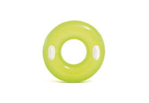 Bouée de natation adulte confortable en PVC <span class=keywords><strong>INTEX</strong></span> 59258 avec poignée colorée surdimensionnée, bouée épaissie pour enfant, design simple - Product Image 3