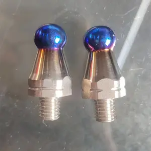 Gr5 colorful burnt blue racing motorcycle Nonslip Motorcycle Front Foot Pedal Footrest Pegs parts