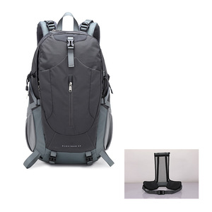 Sac à dos de randonnée 20 pouces, léger, pour la montagne, unisexe, couleur unie, avec housse de pluie - Product Image 2