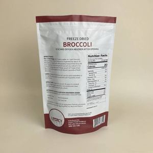Custom Logo Frozen Food Pouch <b>Heat</b> <b>Seal</b> for Food Dried Vegetable Frozen Vegetables <b>Bag</b> Ziplock Pouches - Product Image 2