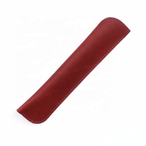 Hộp đựng bút da thật thiết kế mới, đựng một cây bút, dùng cho trường học, văn phòng, kích thước 17*3.5cm, dùng làm quà tặng, in logo có thể tùy chọn - Product Image 6